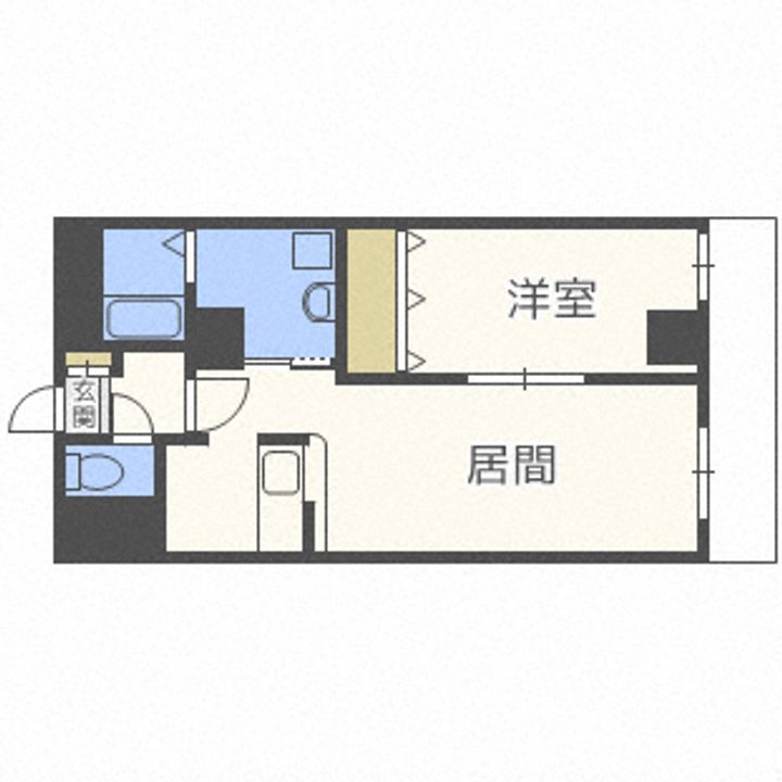 エステラ東札幌の間取り