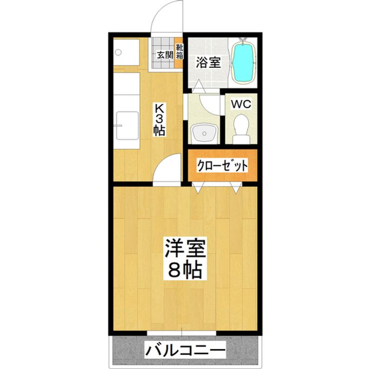 エレガントハイツA棟の間取り