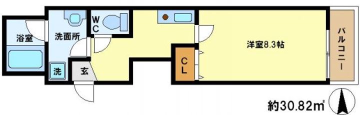 コージーハイツ大宮の間取り
