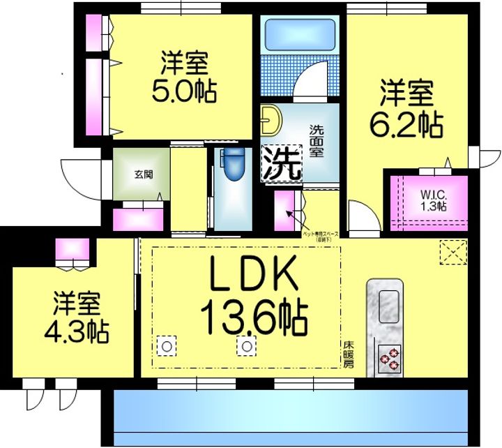 Lichtglanz本郷町の間取り