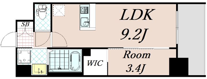 ソルテラス京都西院 STATION SIDEの間取り