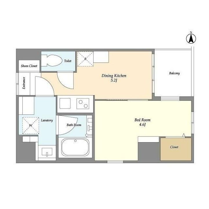 東京都北区王子3(マンション)の賃貸物件の間取り