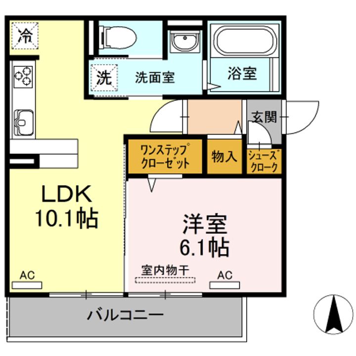 リーリエ中吉野の間取り