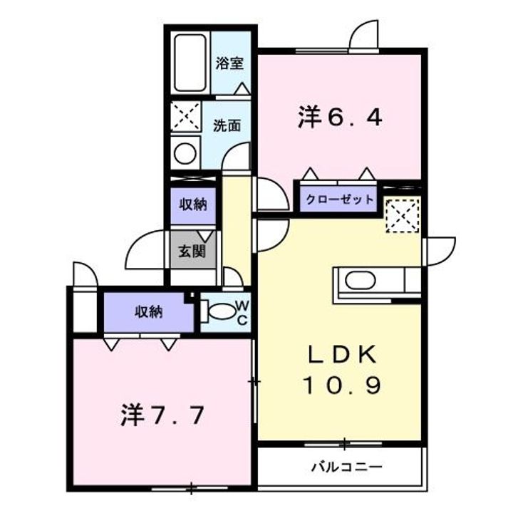 ヴィラ・フォーシーズンの間取り