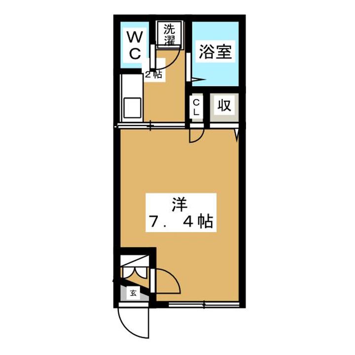 コーポ熊谷の間取り