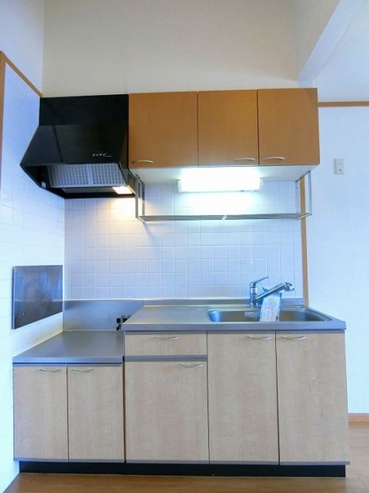 群馬県みどり市笠懸町阿左美(アパート)の賃貸物件のキッチン