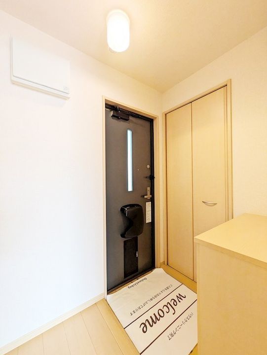 ルミエールやなせの玄関