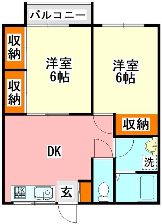 OASIS潤野Iの間取り