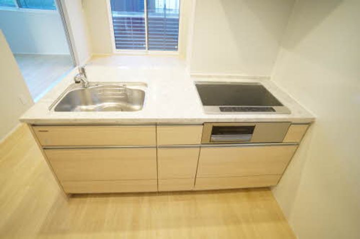 山形県山形市双月町(アパート)の賃貸物件のキッチン