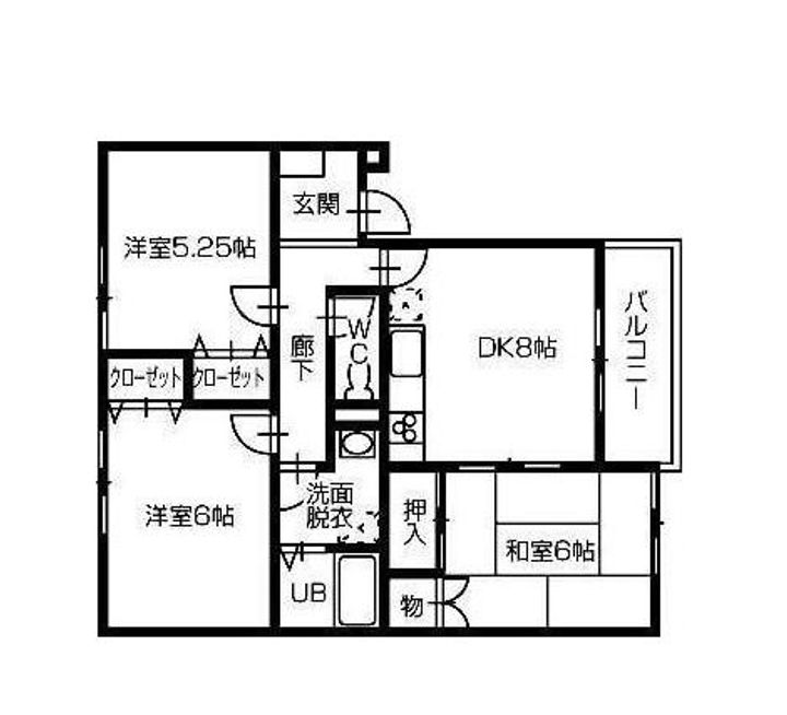 徳島県阿南市日開野町筒路(アパート)の賃貸物件の間取り