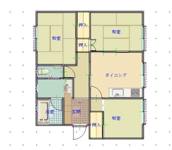 パラッツオ・ピアチェーレの間取り
