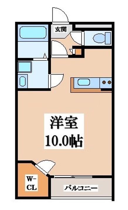 レオパレス島之内の間取り