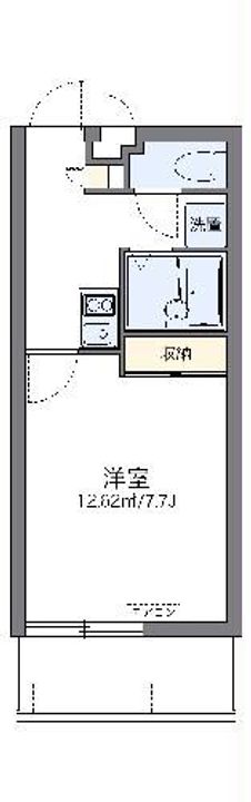 レオパレスSAKIの間取り