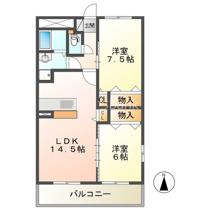 Green Hill 小城の間取り