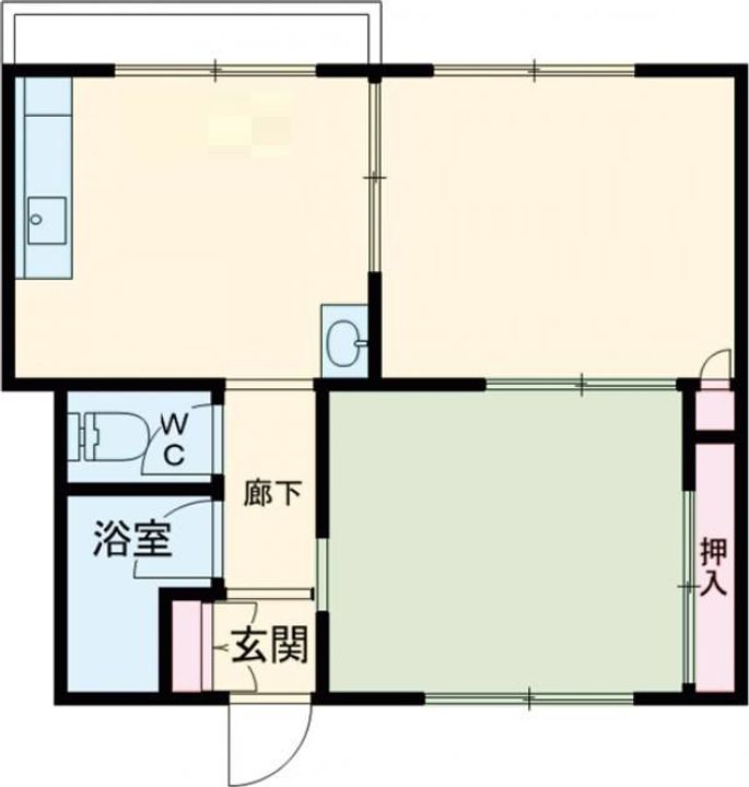 第1山本ハイツの間取り