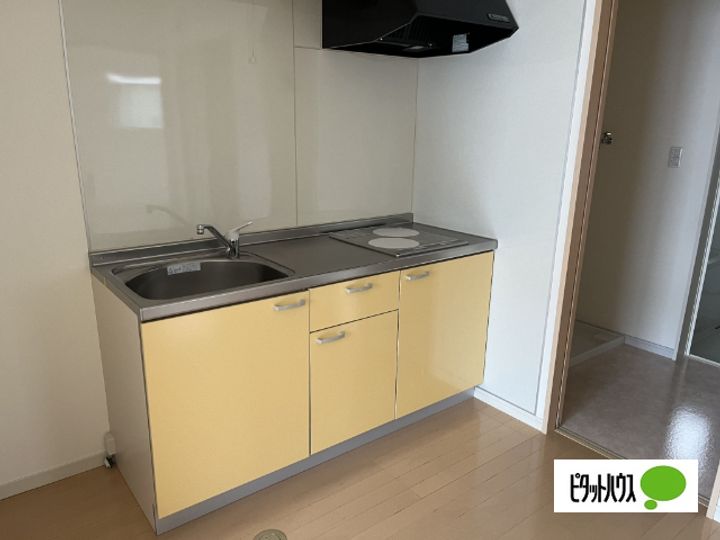 福島県郡山市日和田町字植初(アパート)の賃貸物件のキッチン