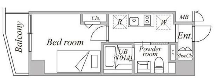 Log横浜駅東の間取り