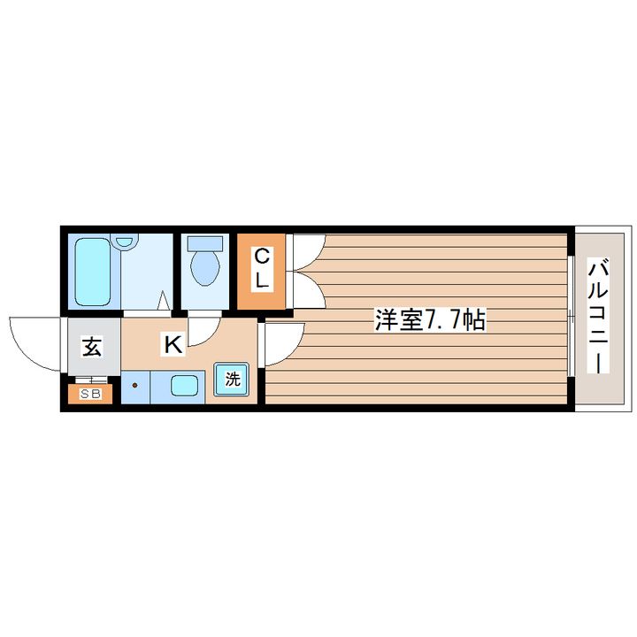パークハイツ二軒茶屋の間取り
