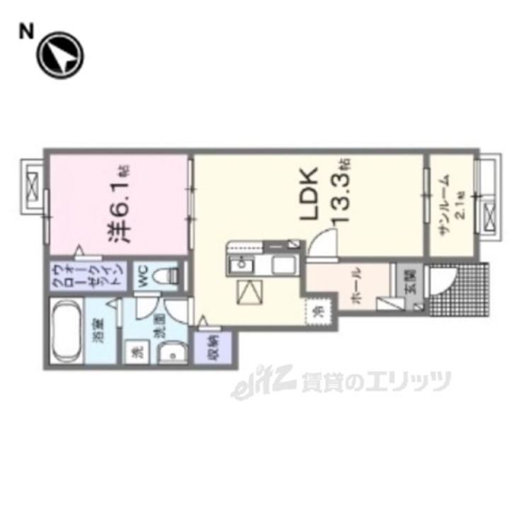 ルナハイツ5の間取り