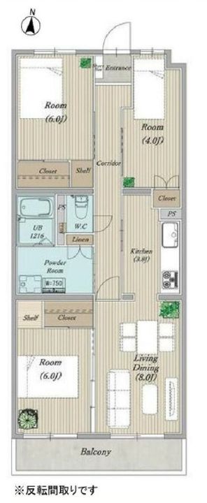 PLENDY北浦和の間取り
