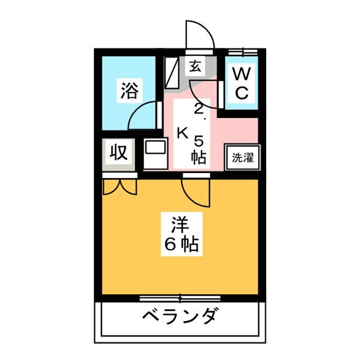 プロムナード生麦A棟の間取り