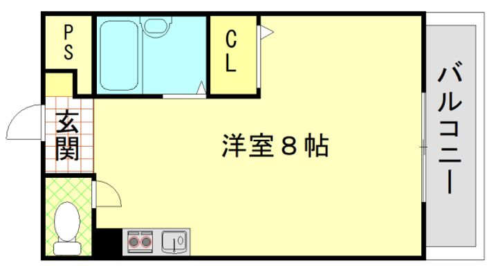 シャンテー中宮IIの間取り
