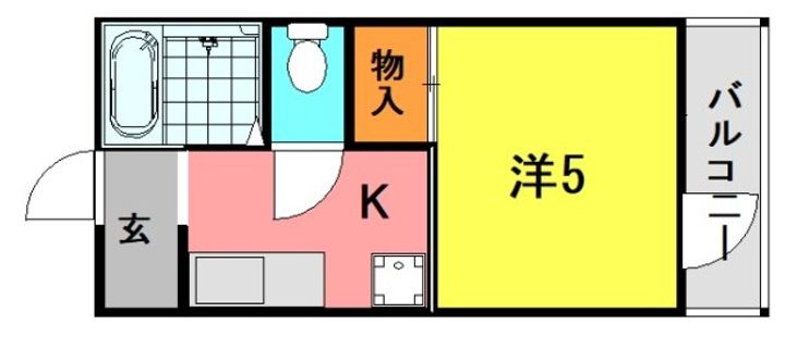 エトワール塚口の間取り