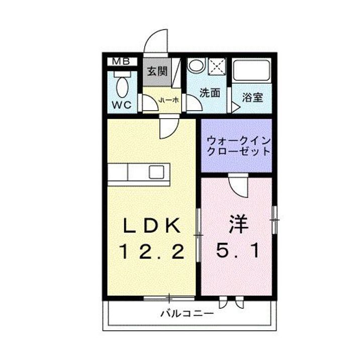 アザレア伊万里IIIの間取り