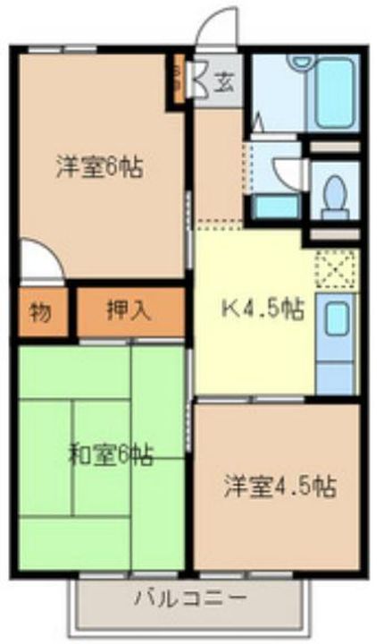 ペルルウチヤA・B棟の間取り