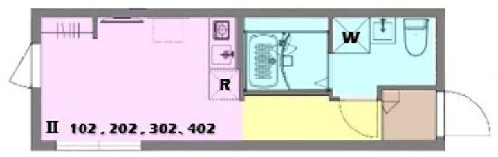WILLE NISHIARAIの間取り