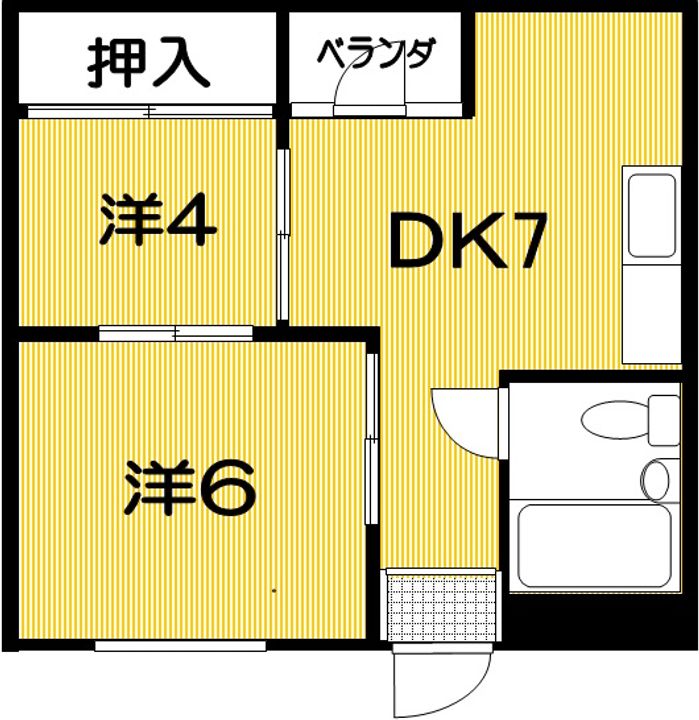 ポラリス帯屋町の間取り