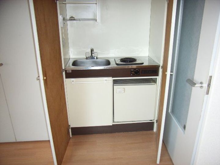 アートビルのキッチン