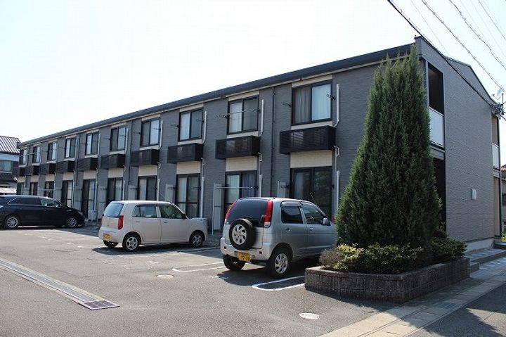 愛知県愛西市柚木町北田面(アパート)の賃貸物件の外観