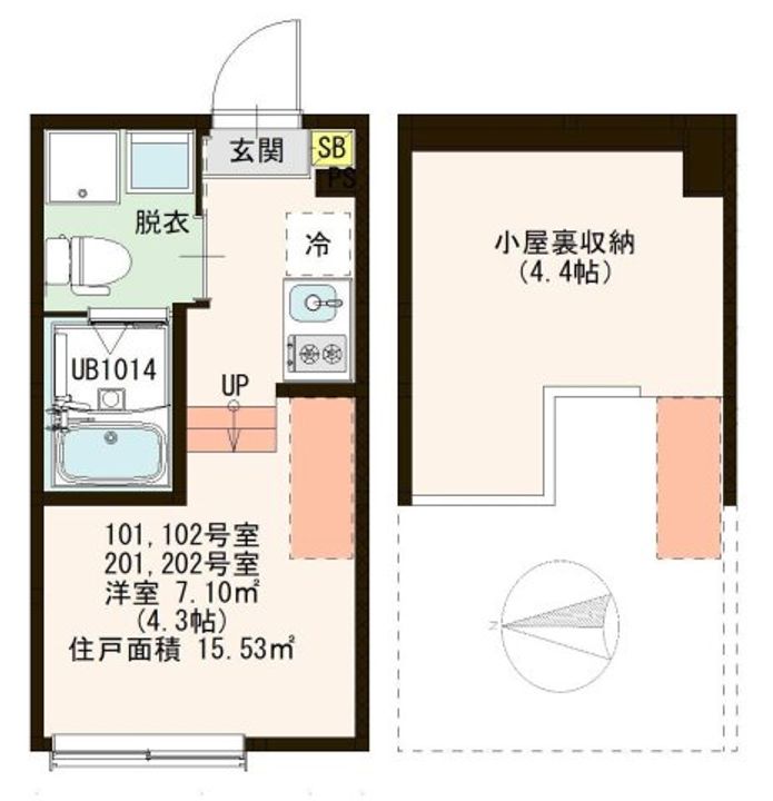 アリビオ南花畑の間取り