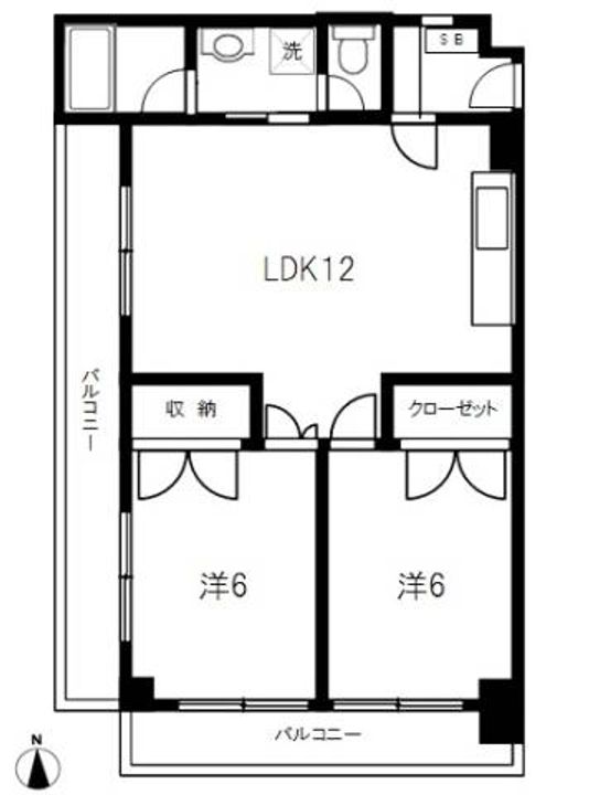 レジデンスミヤタの間取り