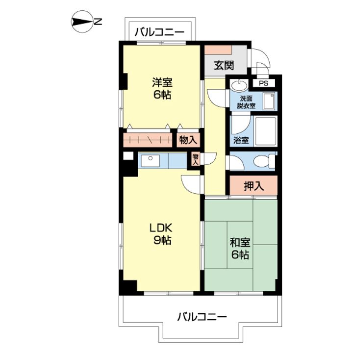 プルーリオンの間取り