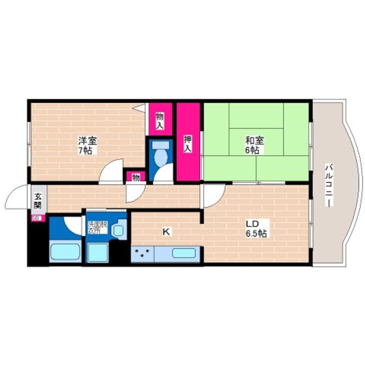 サンビレッジIIの間取り