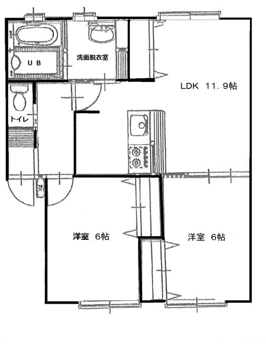レジーナAの間取り