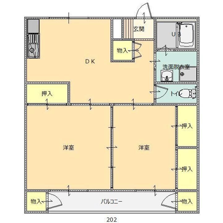 メゾン8の間取り
