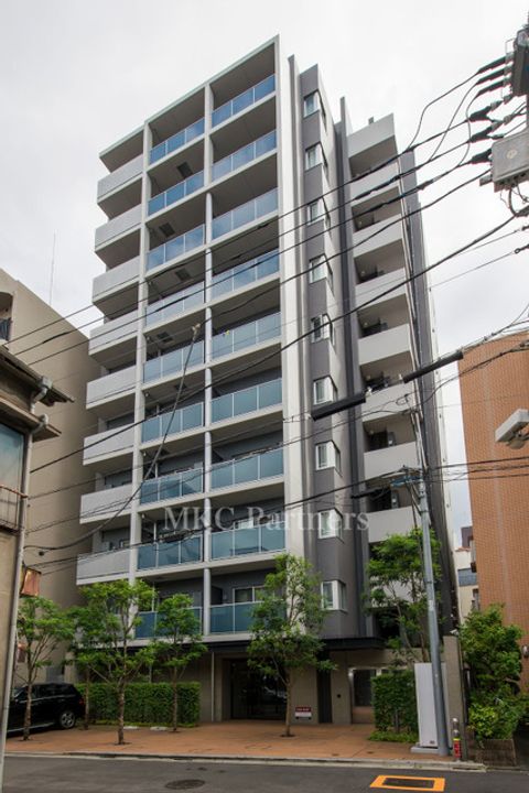 クレストコート白金高輪の外観