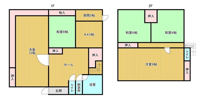 新潟県新潟市西区浦山3(一戸建)の賃貸物件の間取り