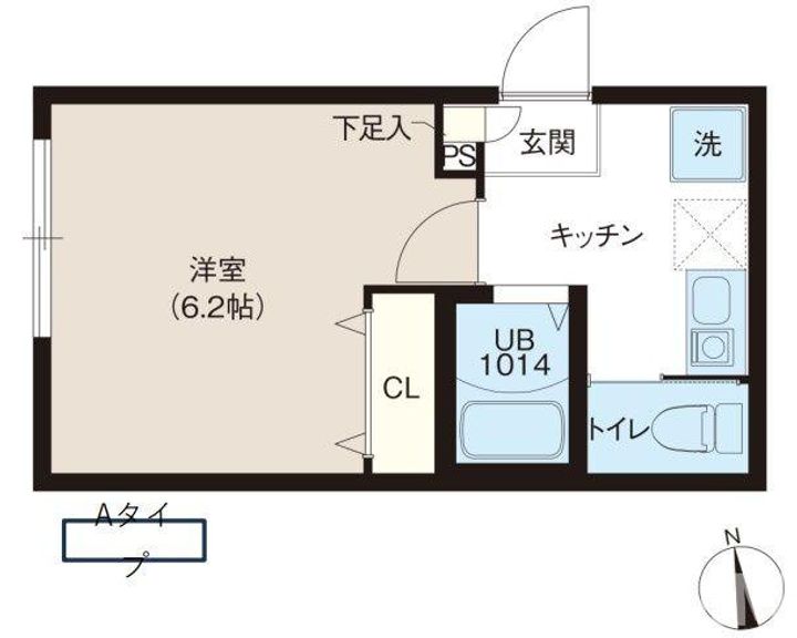 東京都板橋区坂下3(マンション)の賃貸物件の間取り