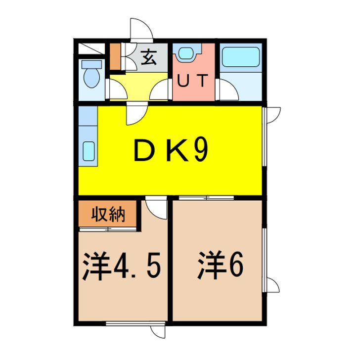 イースト1・3の間取り