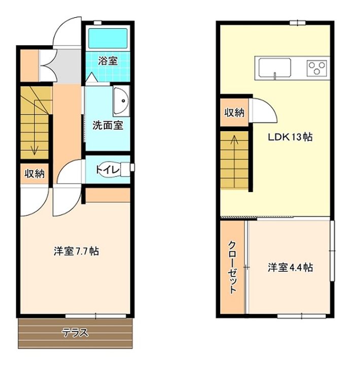 長崎県大村市皆同町(一戸建)の賃貸物件の間取り