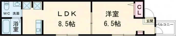 メルディア梅島IVの間取り