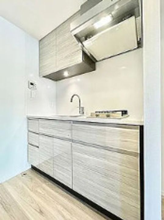 東京都新宿区東榎町(マンション)の賃貸物件のキッチン