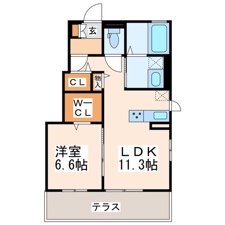 グレイシャスBの間取り