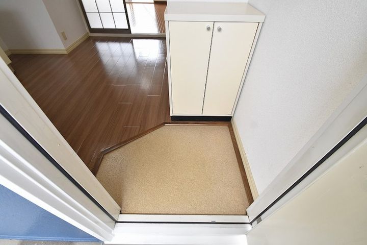 グリーンハウスハシモトBの玄関