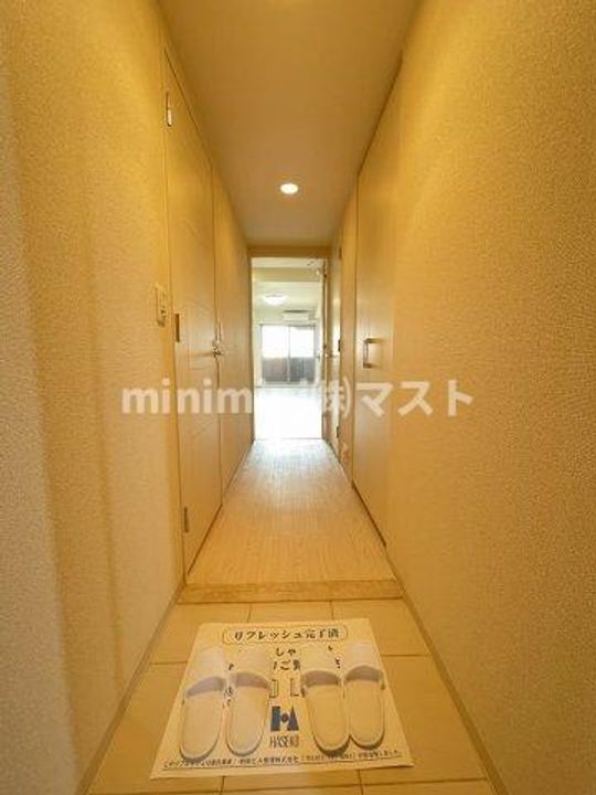 セレッソコート上本町EASTの玄関