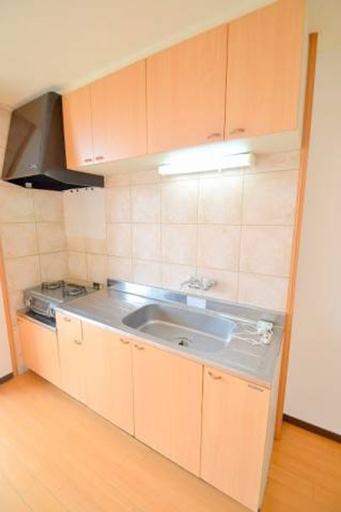 広島県安芸郡熊野町中溝5(マンション)の賃貸物件のキッチン